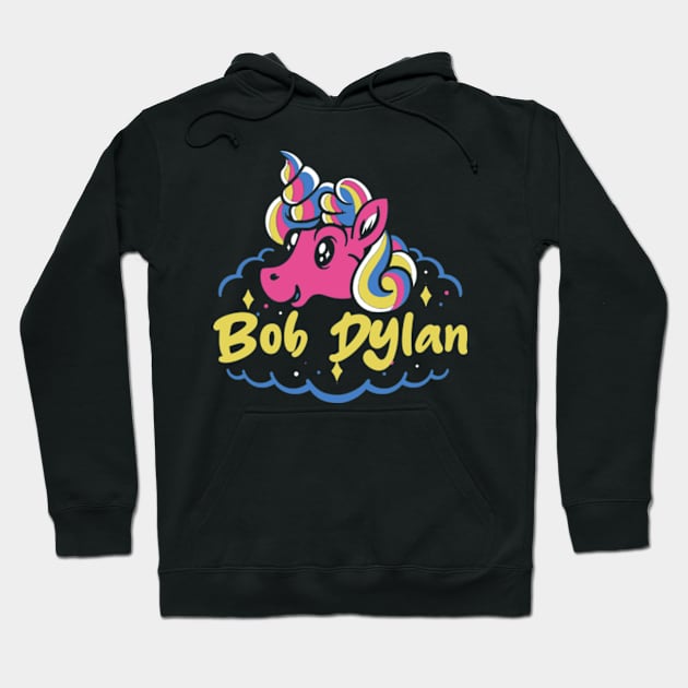 bob dyl and unicorn Hoodie by khong guan